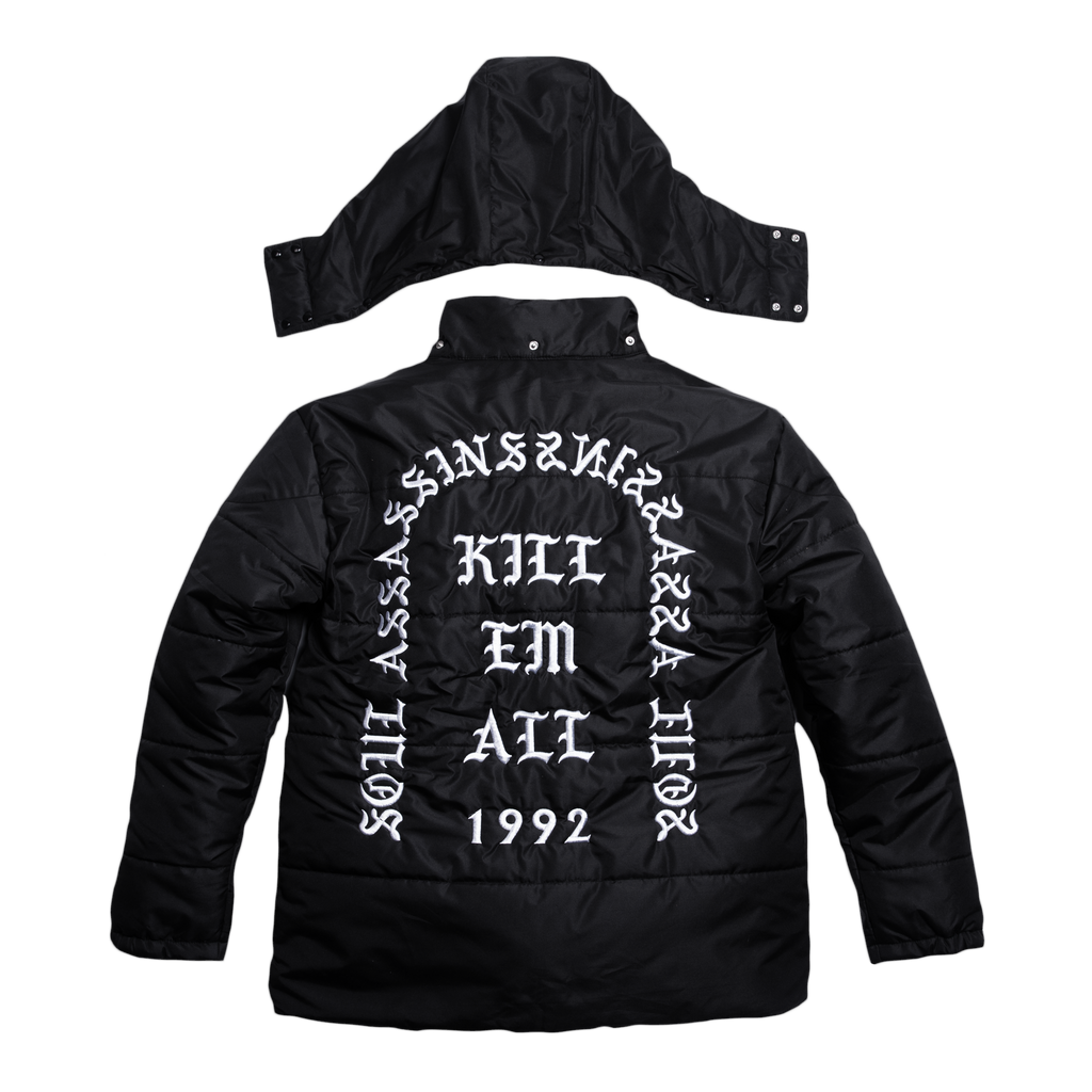Winter Puffy Jacket (Black) – Soul Assassins