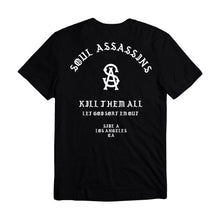 SOUL ASSASSINS - WHITE LABEL 45 - TEE (BLACK)