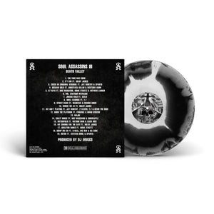 SOUL ASSASSINS 3 - DEATH VALLEY - LIMITED EDITION CLEAR + BLACK SWIRL 12" VINYL