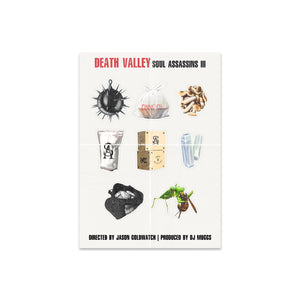 DEATH VALLEY FILM - STICKER SHEET 5x7"