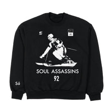 SKI MAN HEAVYWEIGHT CREWNECK (BLACK)