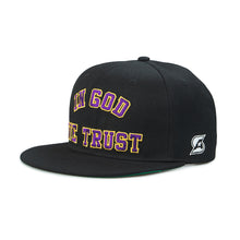 IN GOD WE TRUST COLLEGIATE SNAPBACK (BLACK)