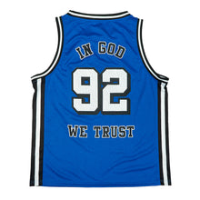 IN GOD WE TRUST BASKETBALL JERSEY (ROYAL BLUE)