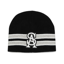 SA INTERLOCK LOGO STRIPED SKULLY (BLACK)