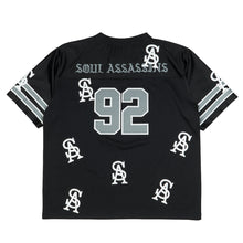 ALL OVER PRINT FOOTBALL JERSEY (BLACK)