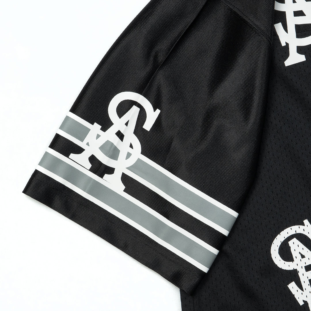 ALL OVER PRINT FOOTBALL JERSEY (BLACK) – Soul Assassins