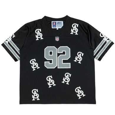 ALL OVER PRINT FOOTBALL JERSEY (BLACK)