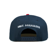 IN GOD WE TRUST SNAPBACK (NAVY / RED)