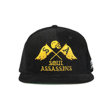 SA FLAGS CORDUROY SNAPBACK (BLACK)