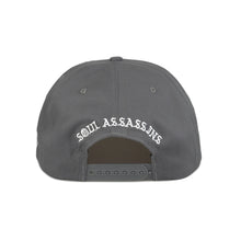 SA OUTLINE LOGO 5-PANEL SNAPBACK (CHARCOAL)