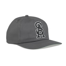 SA OUTLINE LOGO 5-PANEL SNAPBACK (CHARCOAL)