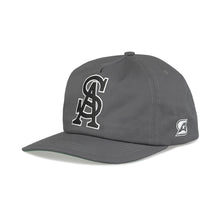 SA OUTLINE LOGO 5-PANEL SNAPBACK (CHARCOAL)