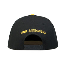 OUTLINE LOGO SNAPBACK (BLACK / YELLOW)