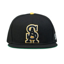 OUTLINE LOGO SNAPBACK (BLACK / YELLOW)