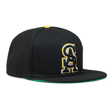 OUTLINE LOGO SNAPBACK (BLACK / YELLOW)