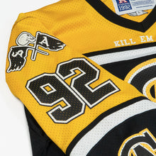 KILL EM ALL HOCKEY JERSEY (BLACK / YELLOW)