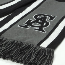OLD ENGLISH HOCKEY SCARF (BLACK / GREY)