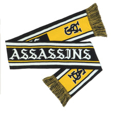 OLD ENGLISH HOCKEY SCARF (BLACK / YELLOW)
