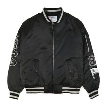 IN GOD WE TRUST VARSITY BOMBER JACKET (BLACK)