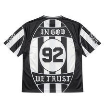SA STRIPED SOCCER JERSEY (BLACK/WHITE)