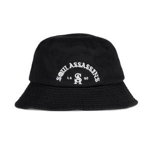 SOUL ASSASSINS - OLD ENGLISH - BUCKET HAT (BLACK)