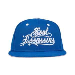 SOUL ASSASSINS - TOONS SCRIPT NEW ERA SNAPBACK HAT (ROYAL)