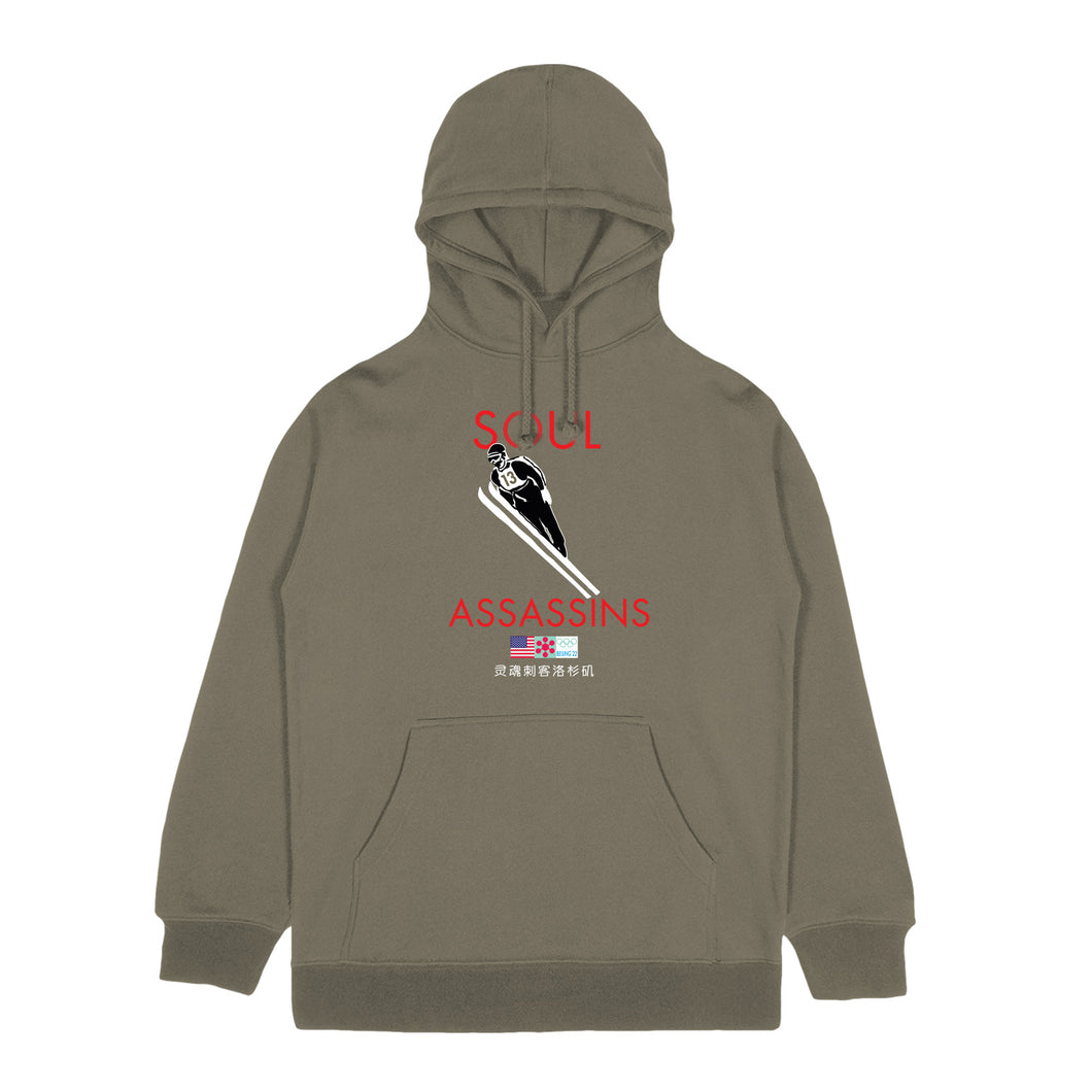 SOUL ASSASSINS OLYMPIC HOODIE (ARMY)
